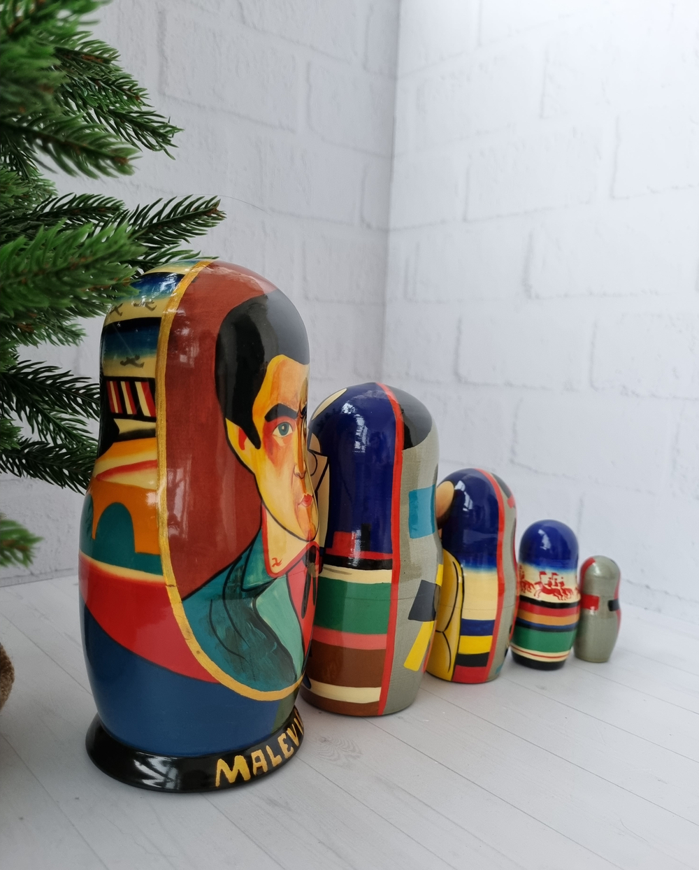 Матрёшка 5м 18см Малевич