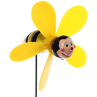 Фигура на спице «Пчелка» 8*12*60см ветрячок для отпугивания птиц