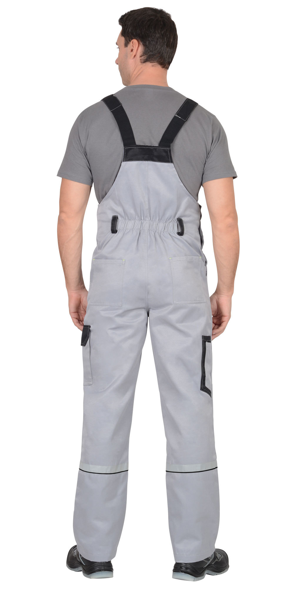 Костюм Nerss-ПРАКТИК куртка, п/к св. серый с черным