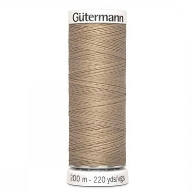Нить Sew-All 200 м, Gutermann, 215 т.кремово-бежевый