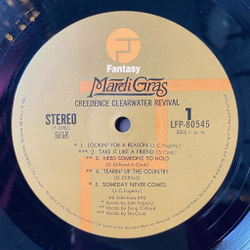 Винтажная виниловая пластинка LP Creedence Clearwater Revival Mardi Gras (Japan 1972) (No Obi) Need Someone To Hold