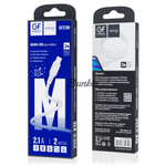 Кабель USB-micro-USB GFPower 23M,2м, 2.1A, белый ПВХ