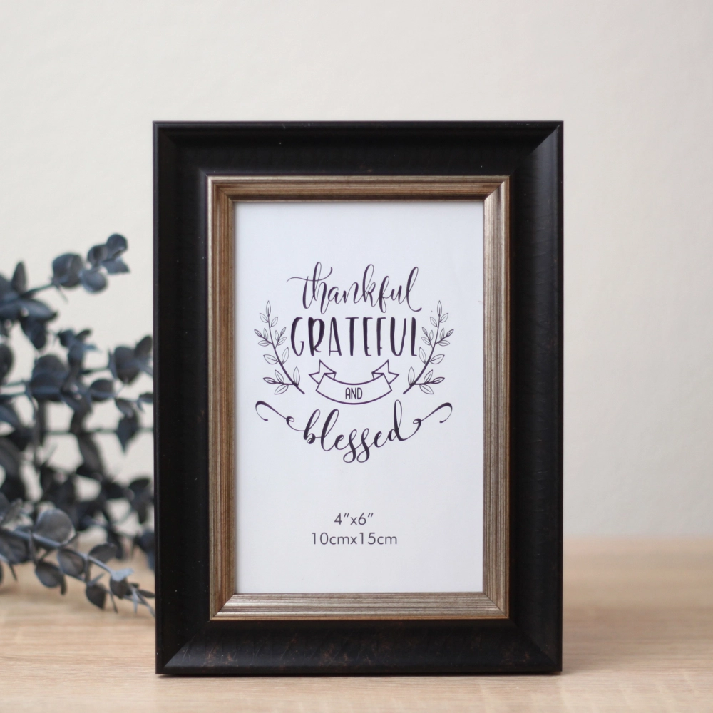 Фоторамка 10*15см «Милан» черный, пластик