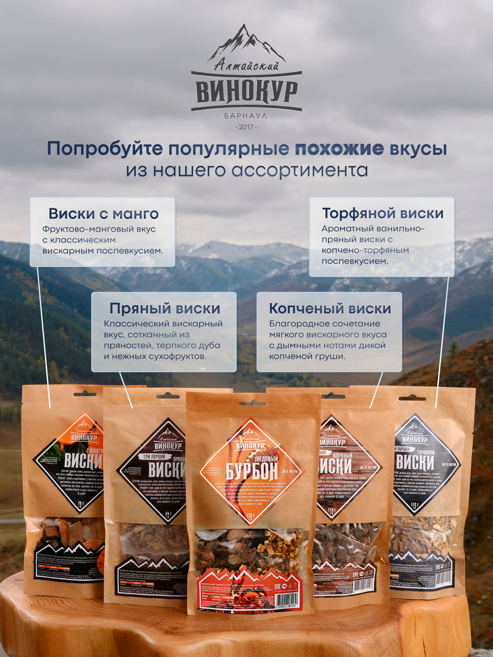 «Бурбон медовый» набор для настойки