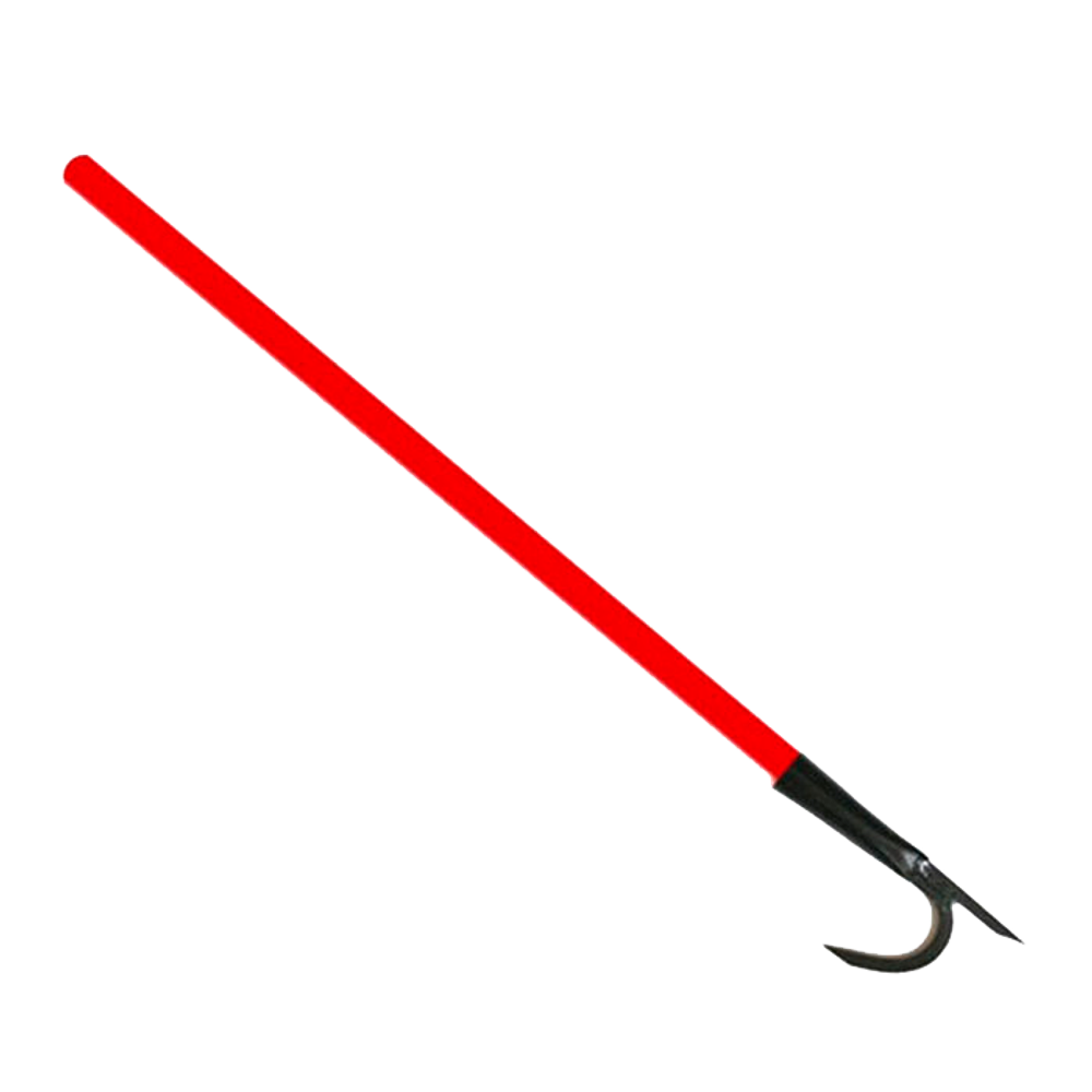 Крюк пожарный с деревянной ручкой