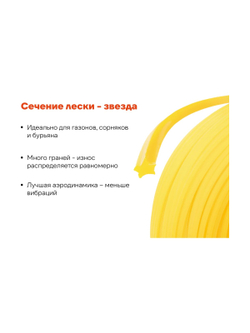 Леска Звезда 3 мм, 60 м Gigant KVA-04