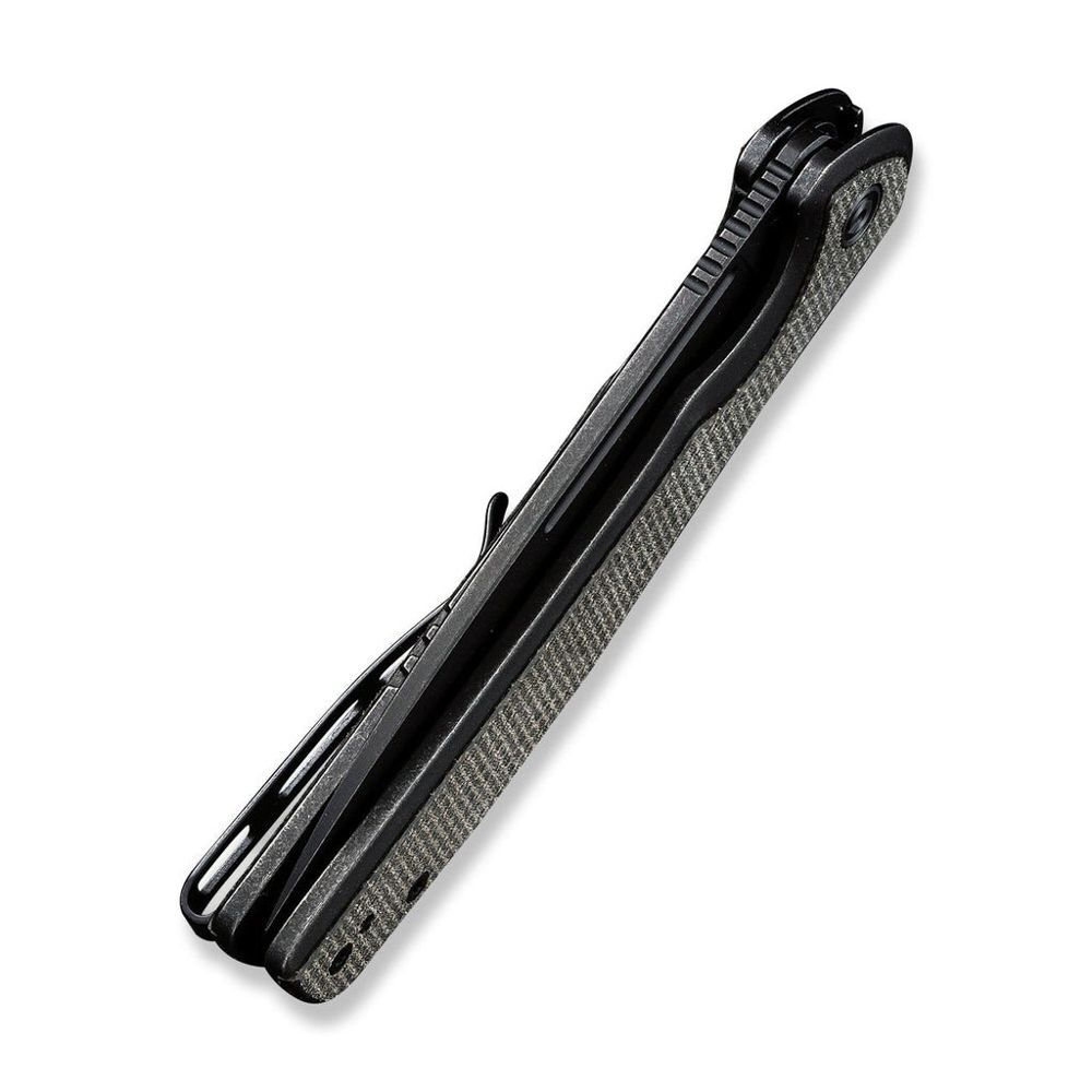 Нож складной CIVIVI Voltaict сталь C14C28N, рукоять Микарта черно-зеленая