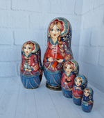 Матрёшка 21см  "С лисичкой" 5мест