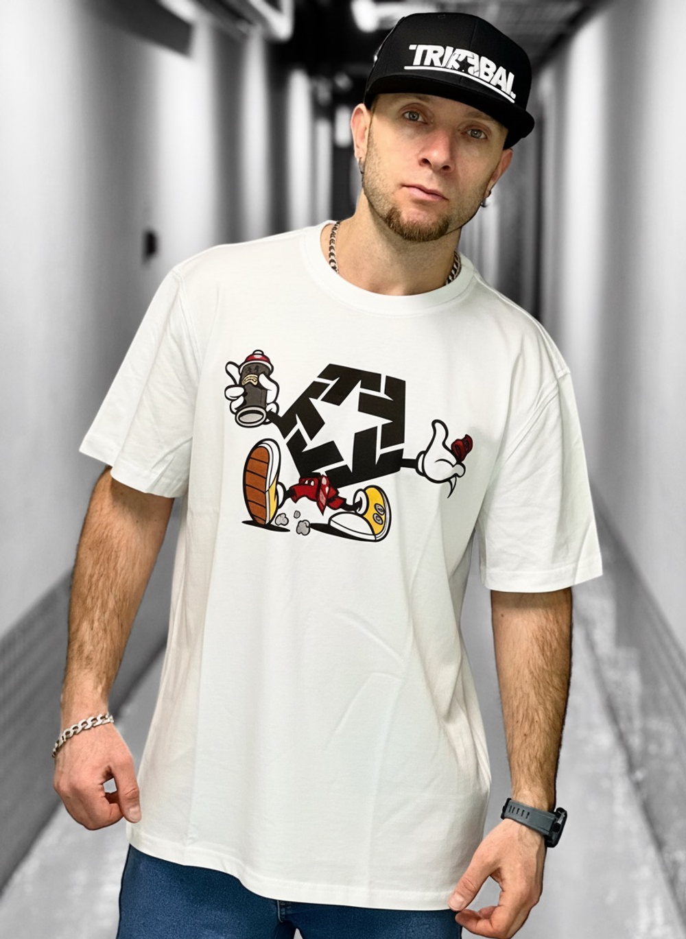 Футболка Tribal Gear - Cartoon (белый)