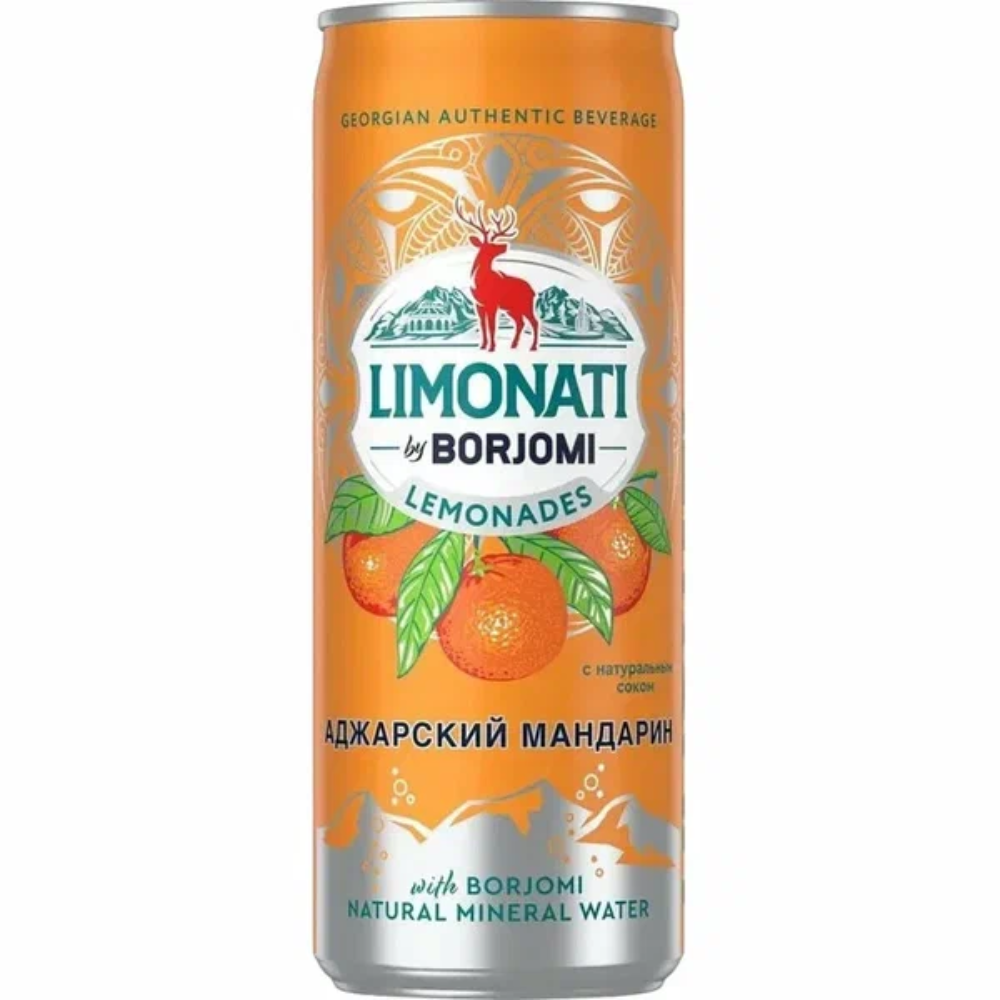 Лимонад Borjomi Аджарский мандарин 0,33 л ж\б