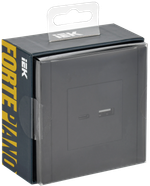 FORTE&PIANO Розетка USB A+C 18Вт FP151 черный IEK