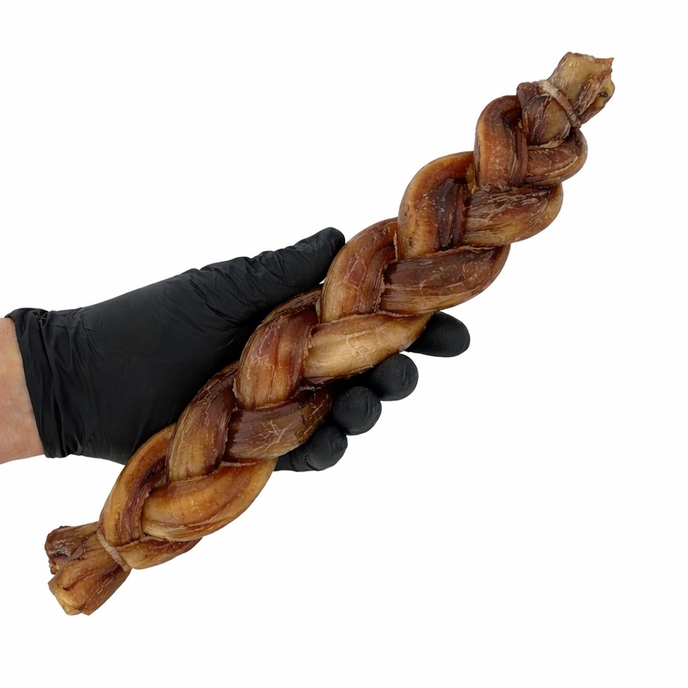 Бычий корень косичка L 1 шт (28 -30 см)