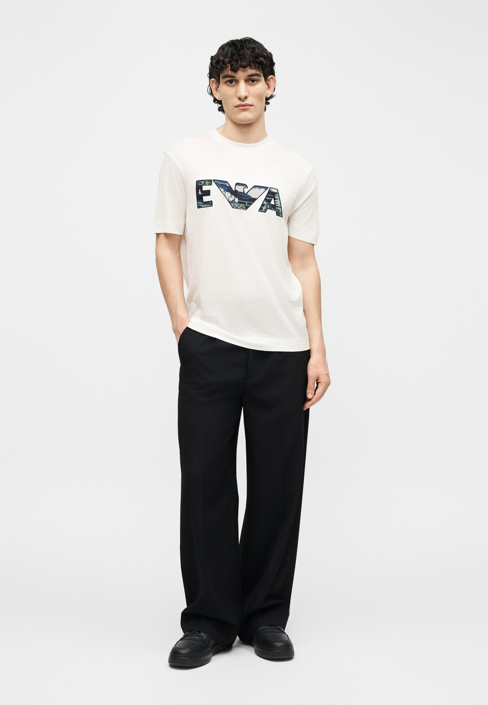 Emporio Armani Футболка с принтом - Белый
