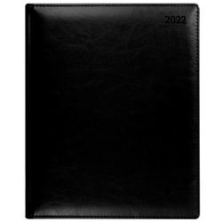Еженедельник Letts Global Deluxe A4 кожа черный (412 127110)