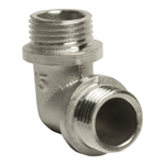 Уголок 1/2'' нар/нар с ограничением никель