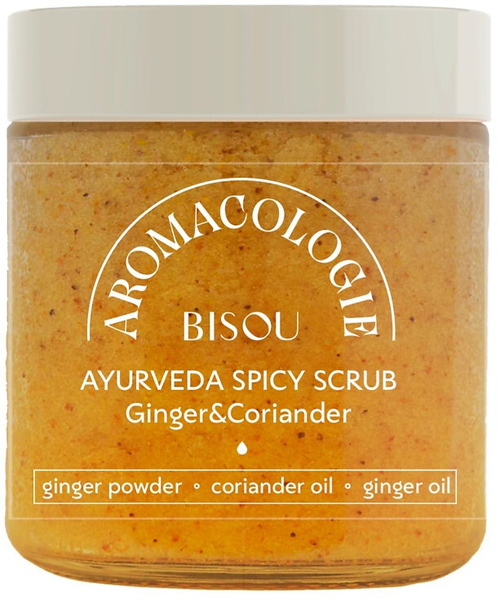 Bisou Aromacologie Аюрведа Пряный скраб для тела Имбирь и Кориандр 250 мл