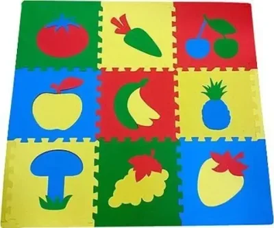 Набор мягких плиток разной тематики 33х33х9