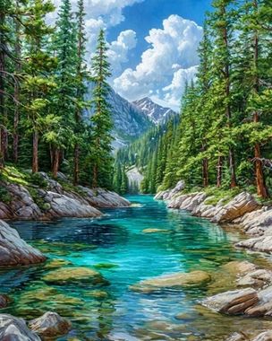 Картина по номерам 