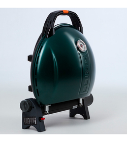 Гриль газовый O-GRILL 900МT bicolor черный-зеленый (в комплекте адаптер тип А)