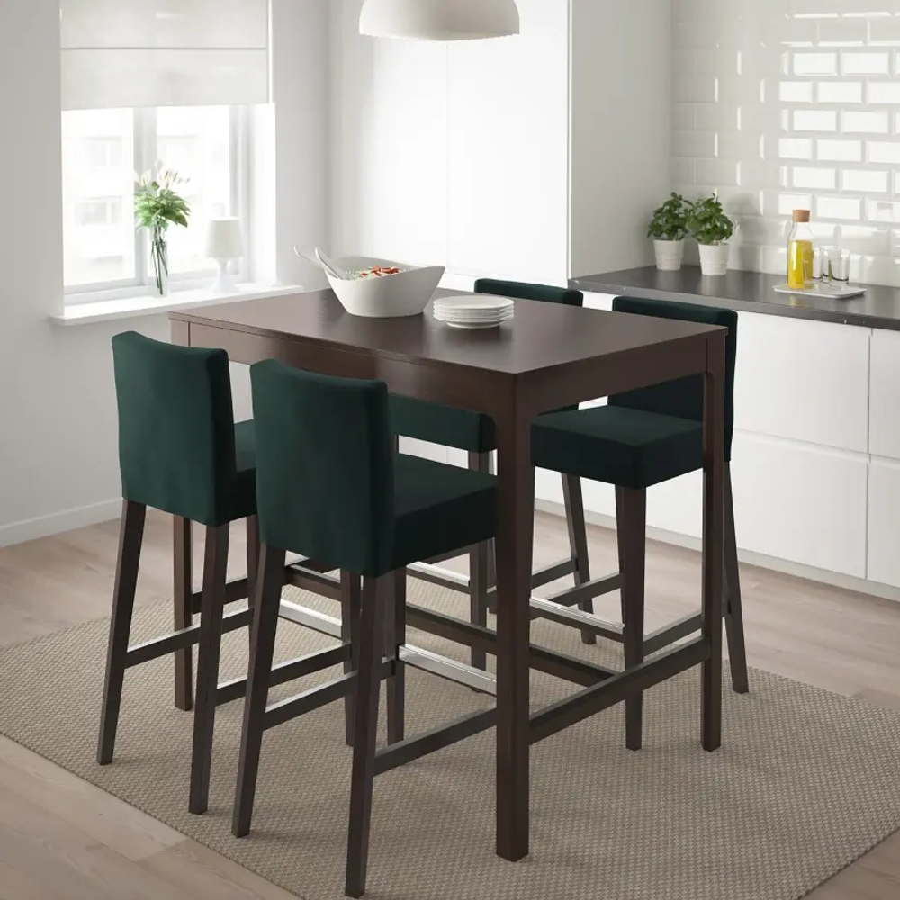 Барный стол - IKEA EKEDALEN/ЭКЕДАЛЕН ИКЕА  120x80x105 см,  темно-коричневый