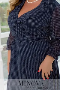 Платье 23-11-синий Minova