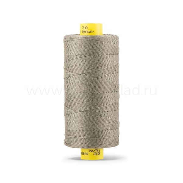 Нитка Gutermann Mara 30 (300 метров), 1 кат., для отстрочки | 824 зеленый камуфляж