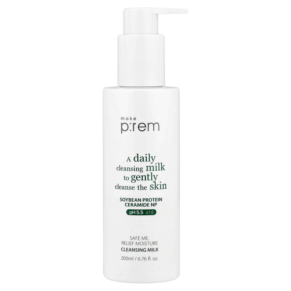 make p:rem, Защитите меня. очищающее молочко Relief Moisture, 200 мл (6,76 жидк. унции)