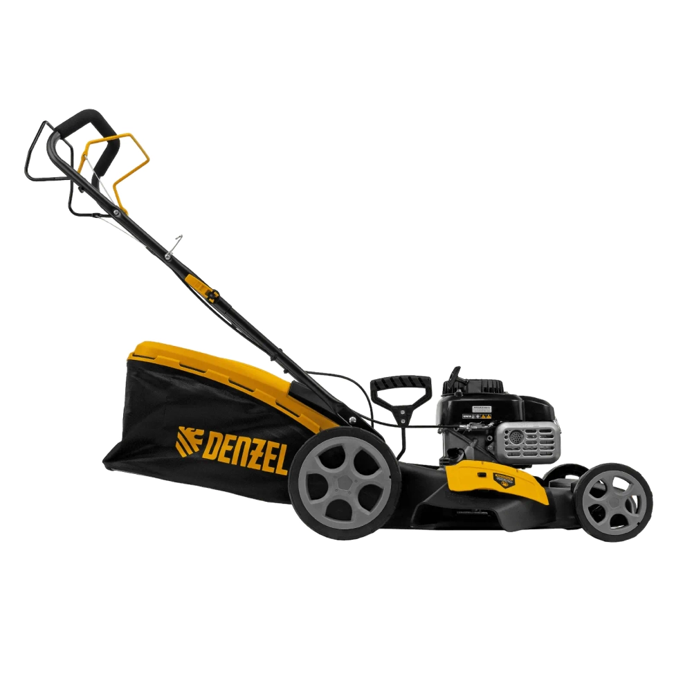 Газонокосилка бензиновая DENZEL GLR-510SP-ZS: 4.5 л.с., нож 51 см, 58825