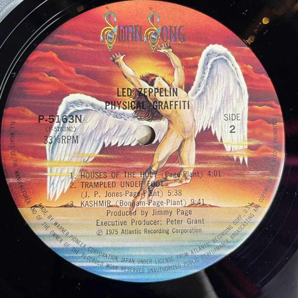 Винтажная виниловая пластинка LP Led Zeppelin Physical Graffiti (Japan 1975) (No Obi) Ten Years Gone