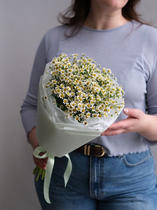 Монобукет из ромашек