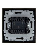 BRITE Выключатель 2-клавишный 10А в сборе ВСР10-2-0-БрШ шампань IEK