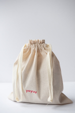 Хлопковый мешочек для стирки и хранения с логотипом yoyuu