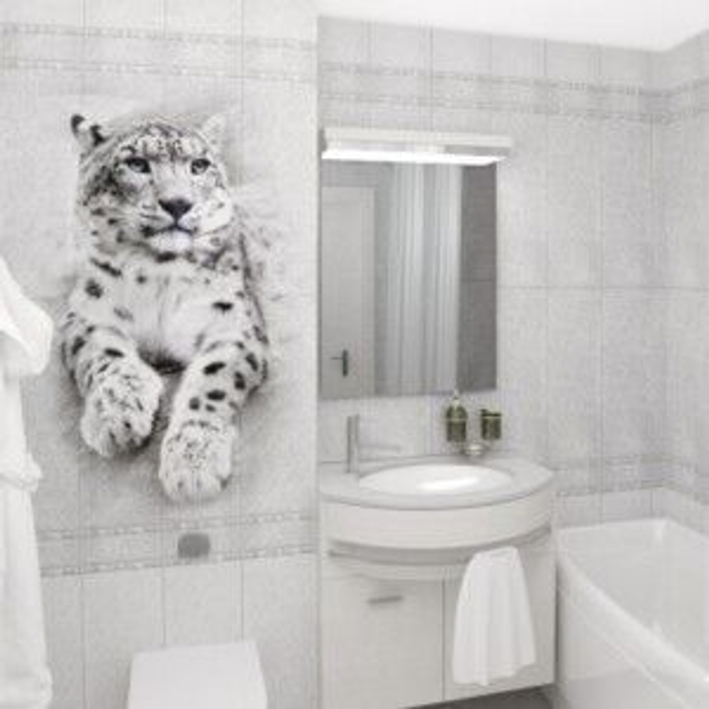 Панели стеновые ПВХ "Белые кружева" 2,7 м х 0,25 м х 8 мм