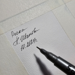 Картина авторская акварельная в паспарту 21х30 см на стену для интерьера "Речка"