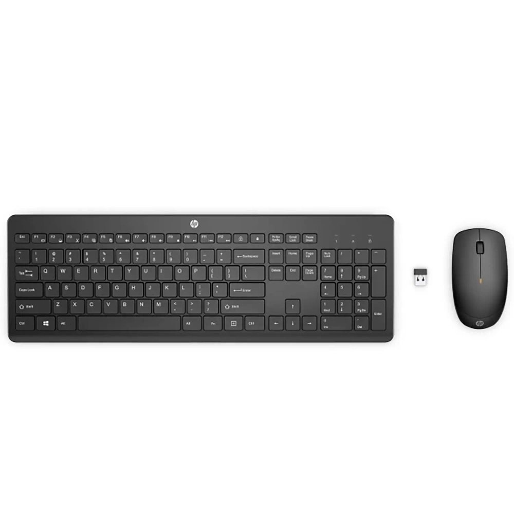 Клавиатура и мышь HP Wireless 235 RUSS black