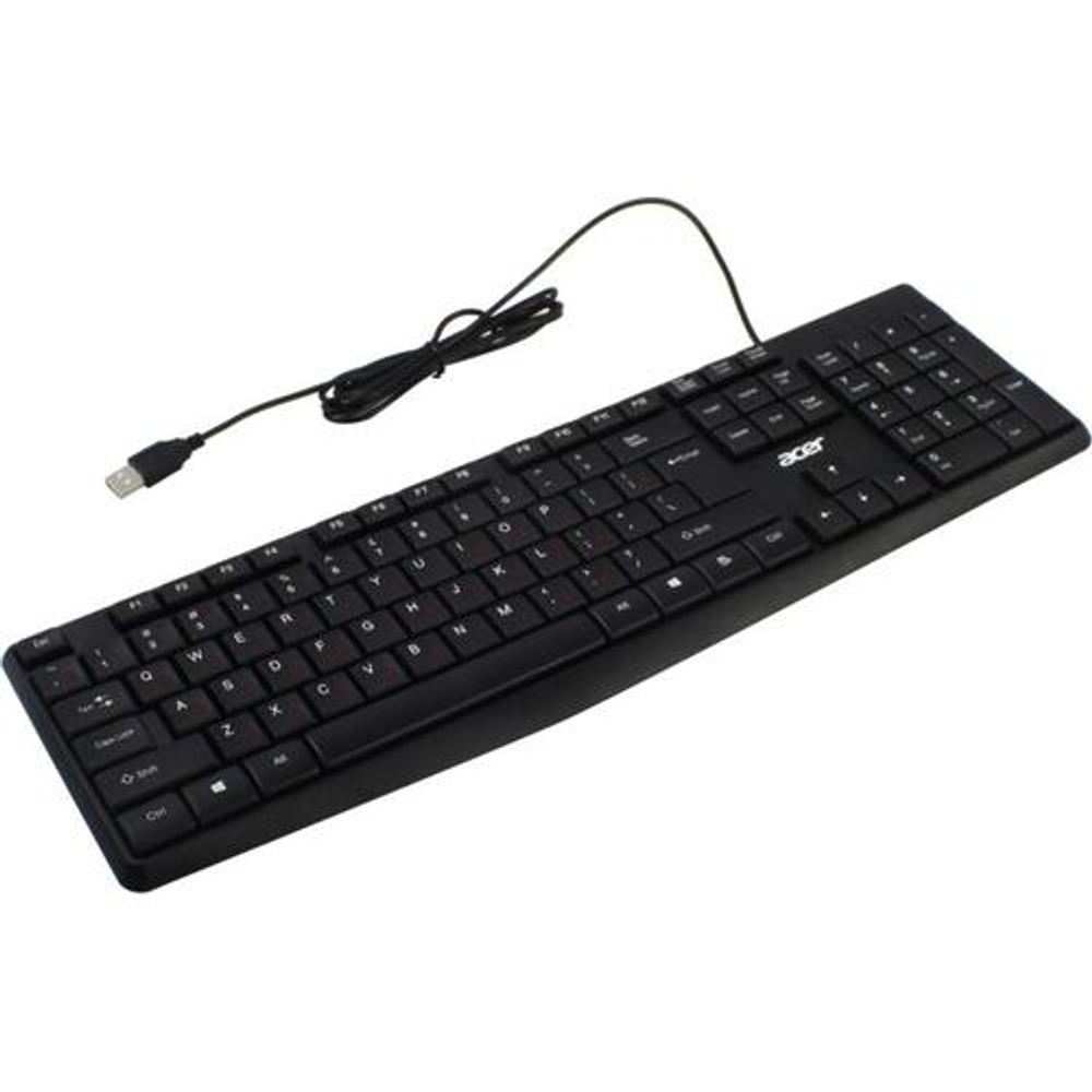 Клавиатура Acer OKW121 черный USB (ZL.KBDEE.00B)