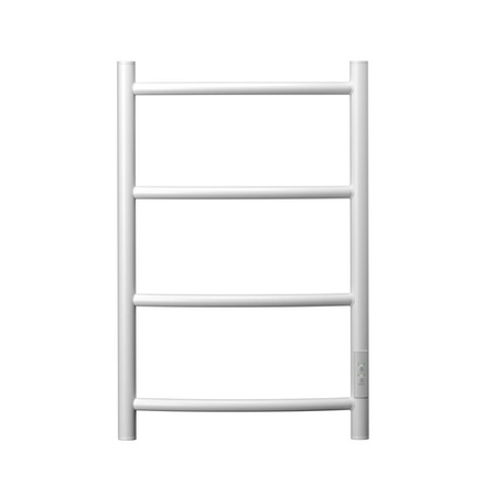 Полотенцесушитель электрический Point Афина PN04846W П4 400x600 диммер справа, белый