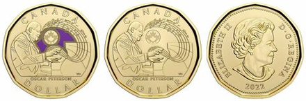 Канада 1 доллар, 2022 Оскар Питерсон набор 2 монеты