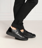 Кожаные кроссовки Calvin Klein - черный(HM0HM00869)