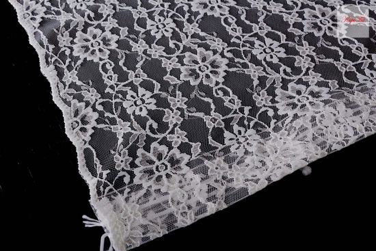 Длинные шторы Люси-Т гипюр жаккардовый (белый)