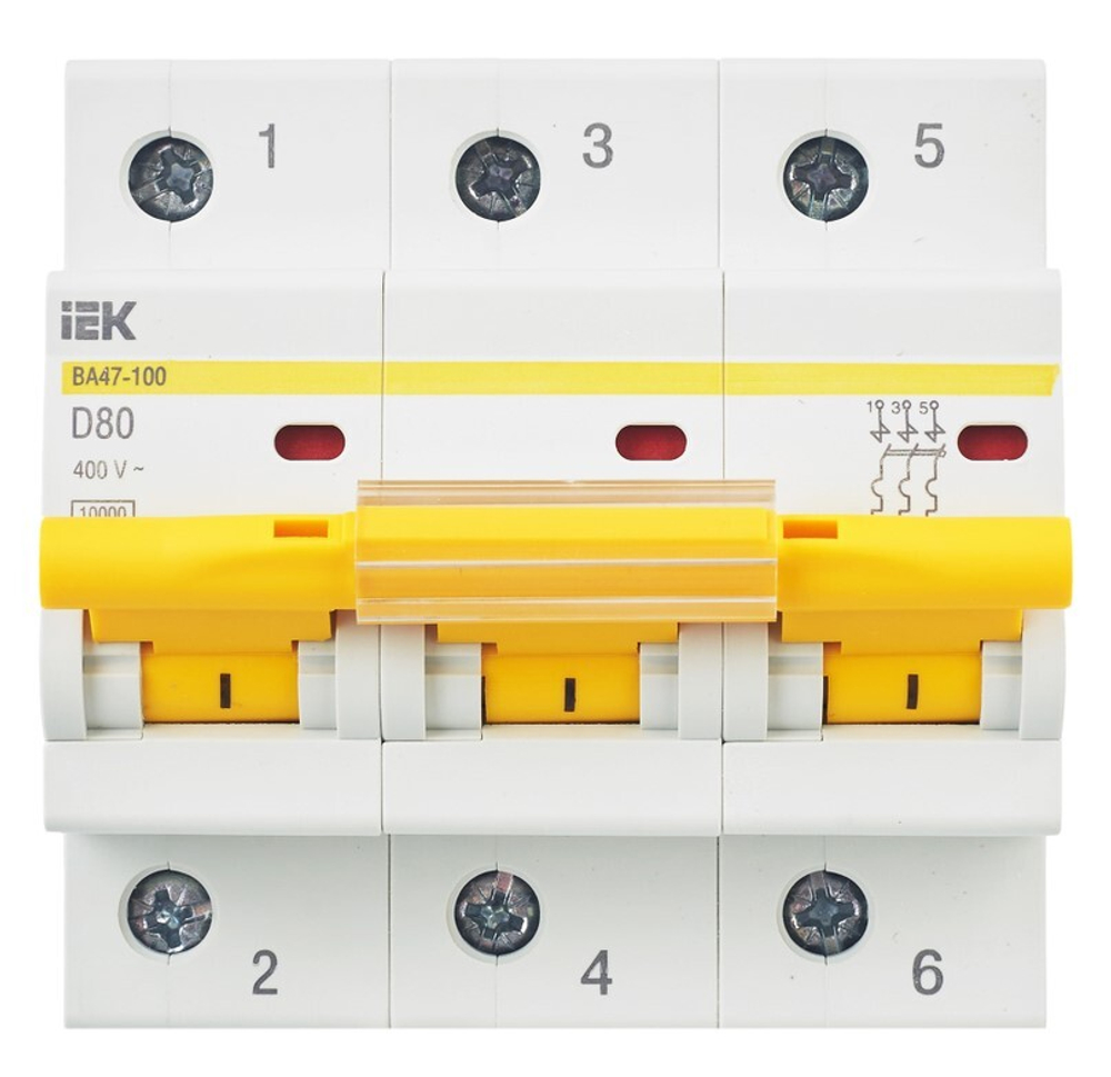 Автоматический выключатель  IEK MVA40-3-080-D
