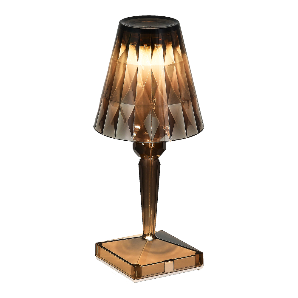SL1010.734.01 Прикроватная лампа ST-Luce Дымчато-серый/Дымчато-серый LED 1*2W 3000K/4000K/6000K SPARKLE