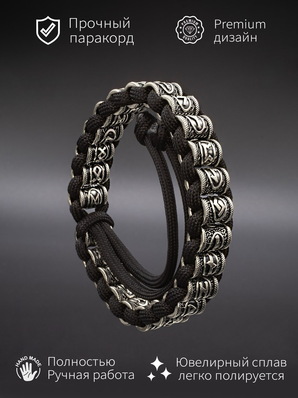 Картинка браслет футарк полное собрание скандинавских рун.