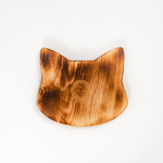 Менажница деревянная из сибирского кедра для подачи блюд и закусок с гравировкой "ЖИЗНЬ ПРЕКРАСНА". MG123