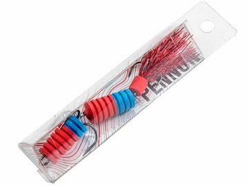 Приманка джиг. LJ PENNON SLOTWORM крас./син. в блистере