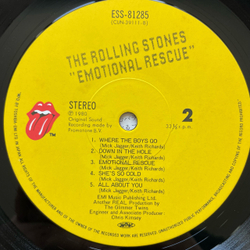 Винтажная виниловая пластинка LP The Rolling Stones Emotional Rescue (Япония 1980) (Без Оби)