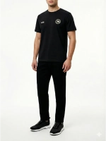 Футболка черная АЛГА печать