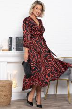 Платье Инна (черно-красное) П15068-13М LT Collection