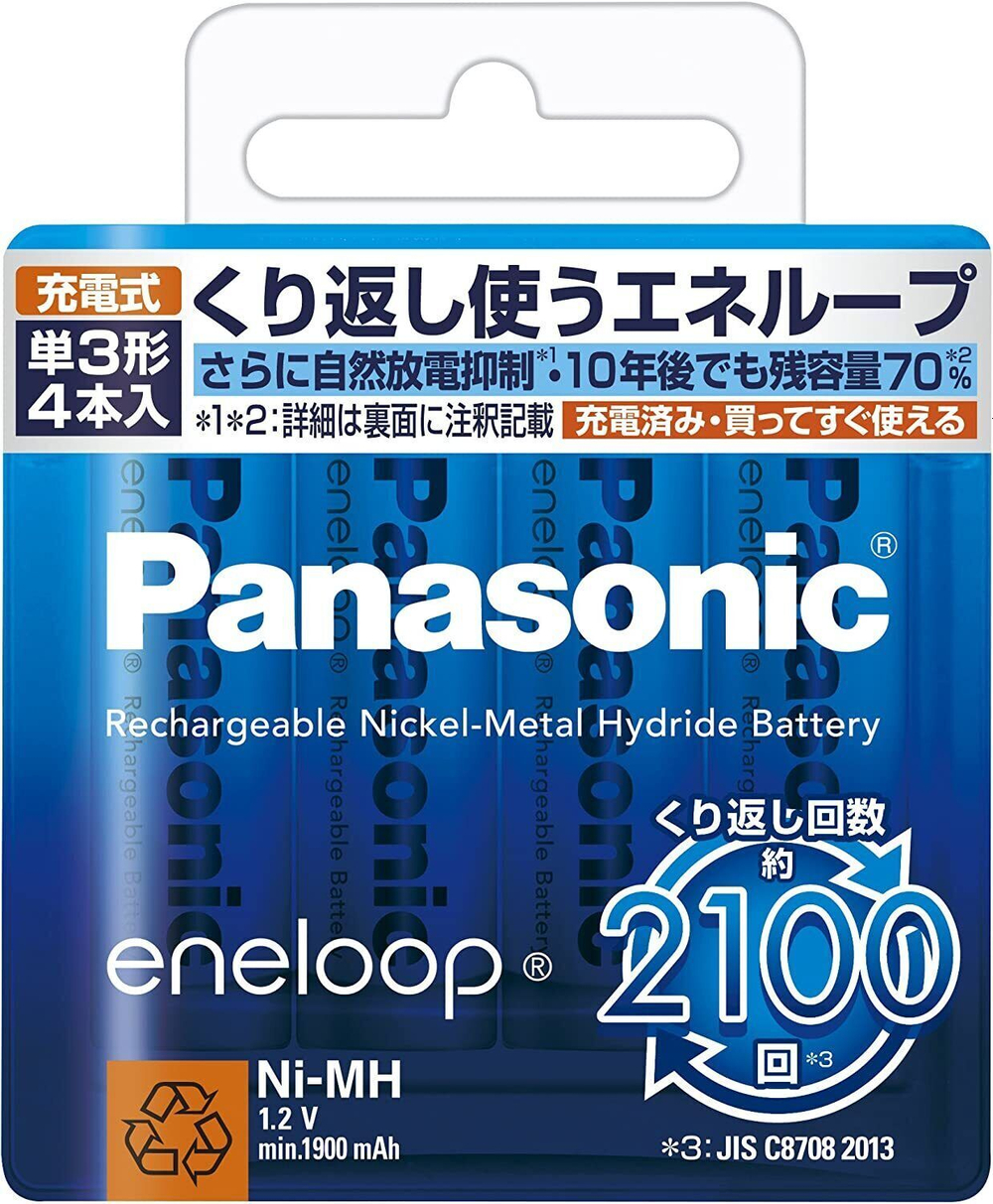 Аккумулятор Panasonic BK-3MCC/4GL 4AA 1900 mAh