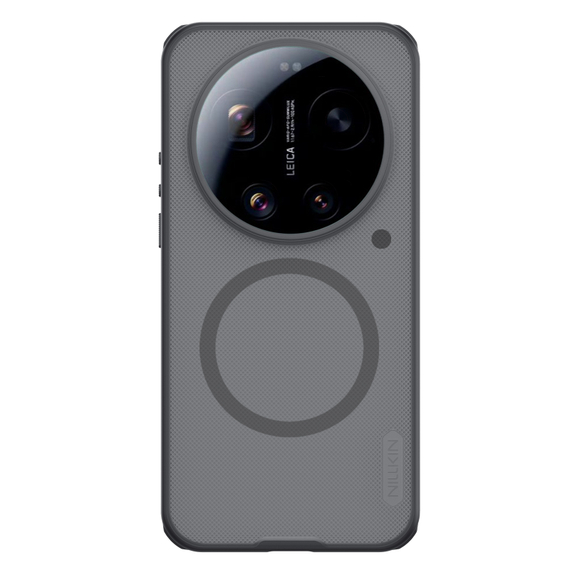 Чехол серый тонированный c MagSafe для Xiaomi 17 Ultra, серия Super Frosted Shield Pro Magnetic (Clear version) от Nillkin